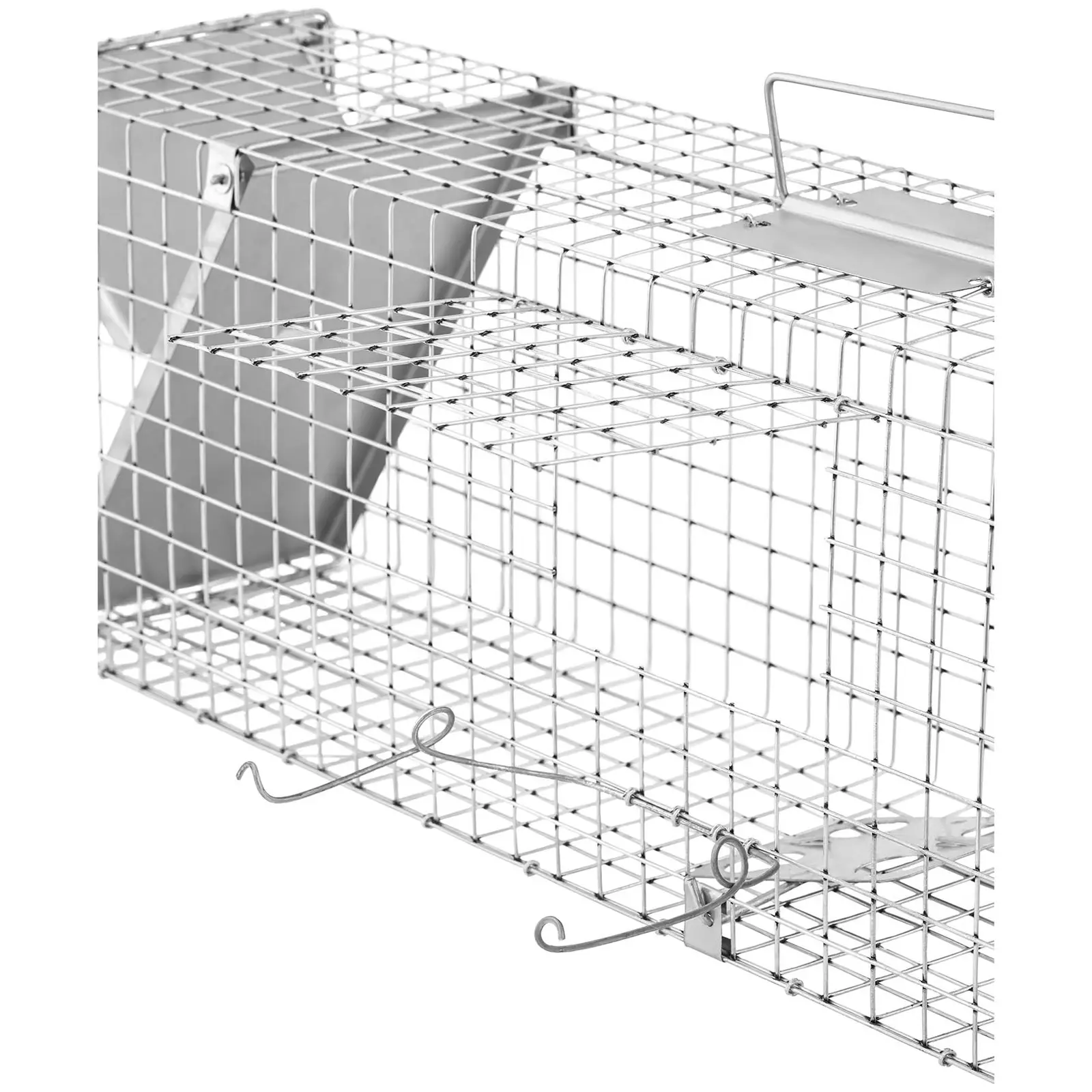 Trappola per animali - 102 x 18 x 27.5 cm - Dimensione grata: 25 x 25 mm