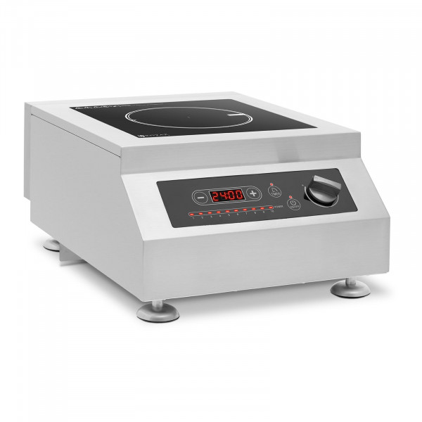 Fry top a induzione - 22 cm - 10 livelli - Timer - Royal Catering