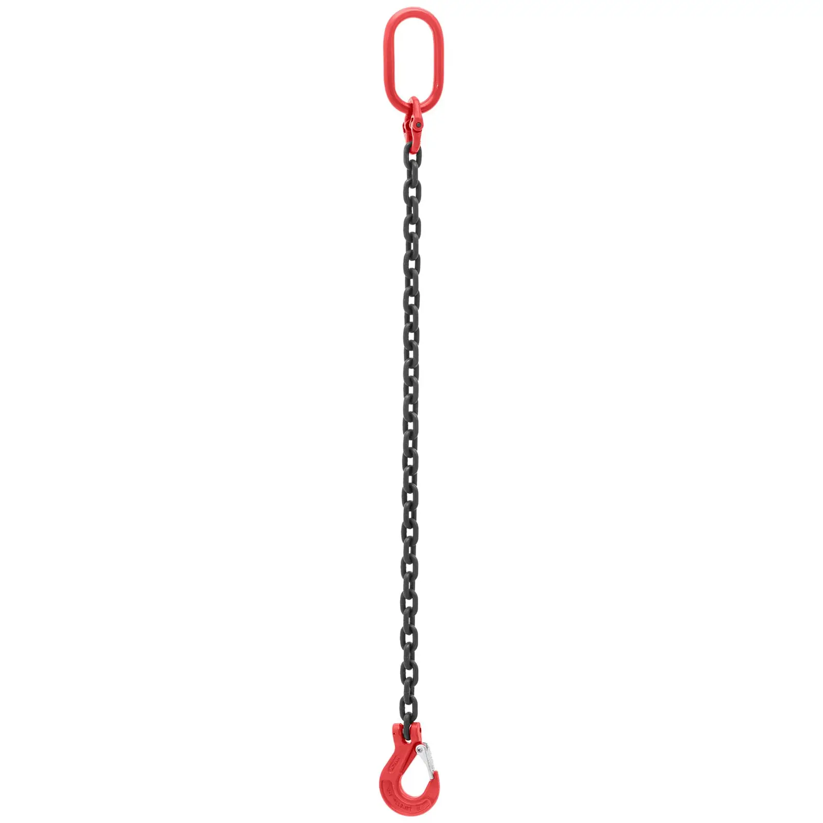 Imbracatura a catena - 3.150 kg - 1 m - Nera, rossa