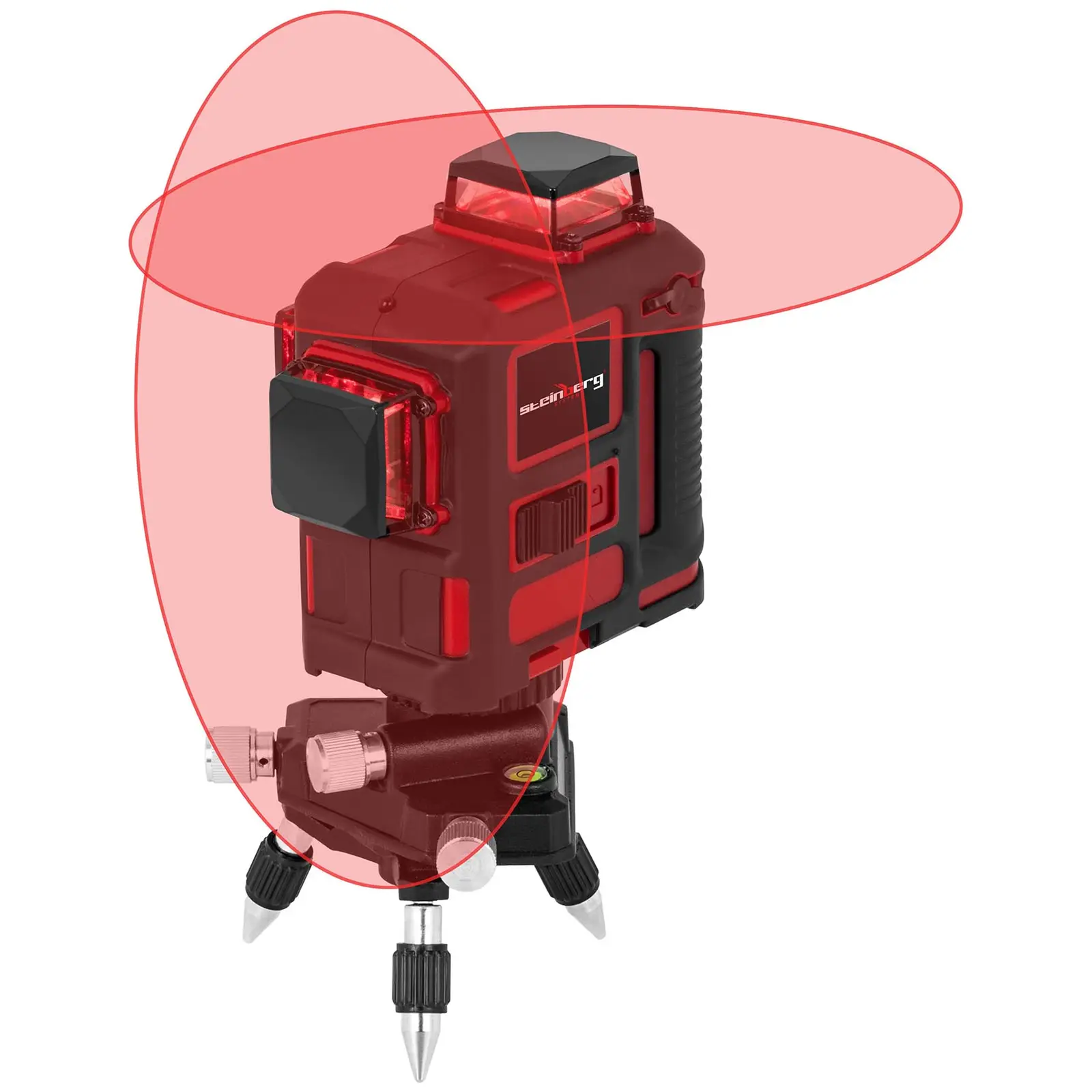 Tracciatore laser rotante con treppiede e valigetta per il trasporto - 25 m