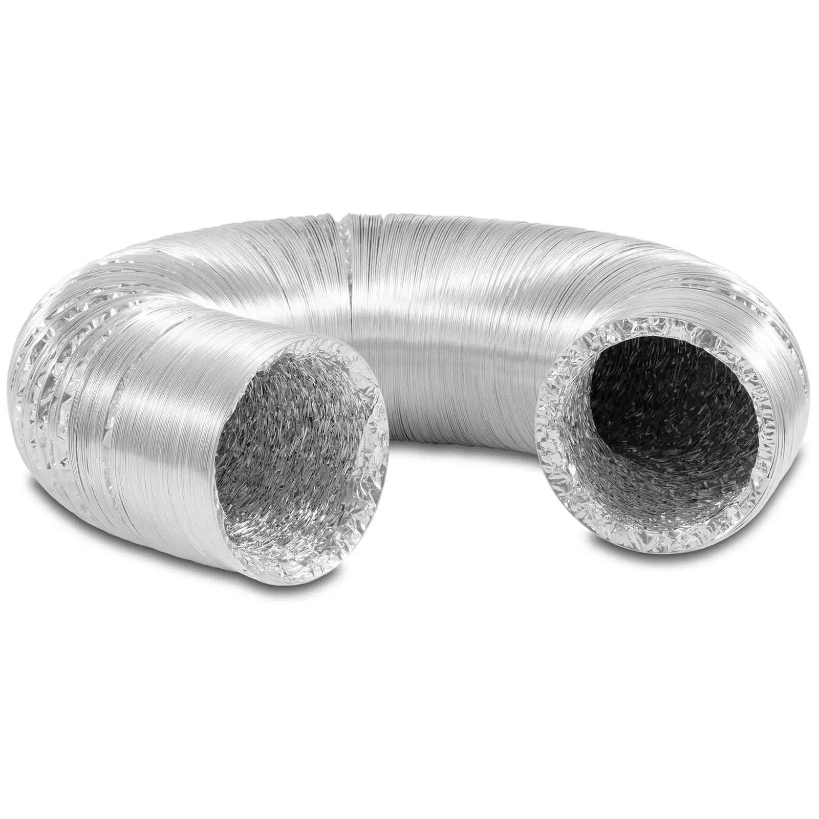 Tubo di scarico - Ø 125 mm - Lunghezza 10 m - Alluminio