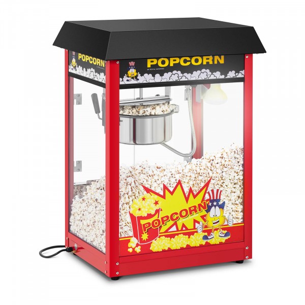 Macchina per popcorn - Ciclo di lavoro da 120 s - Tetto nero