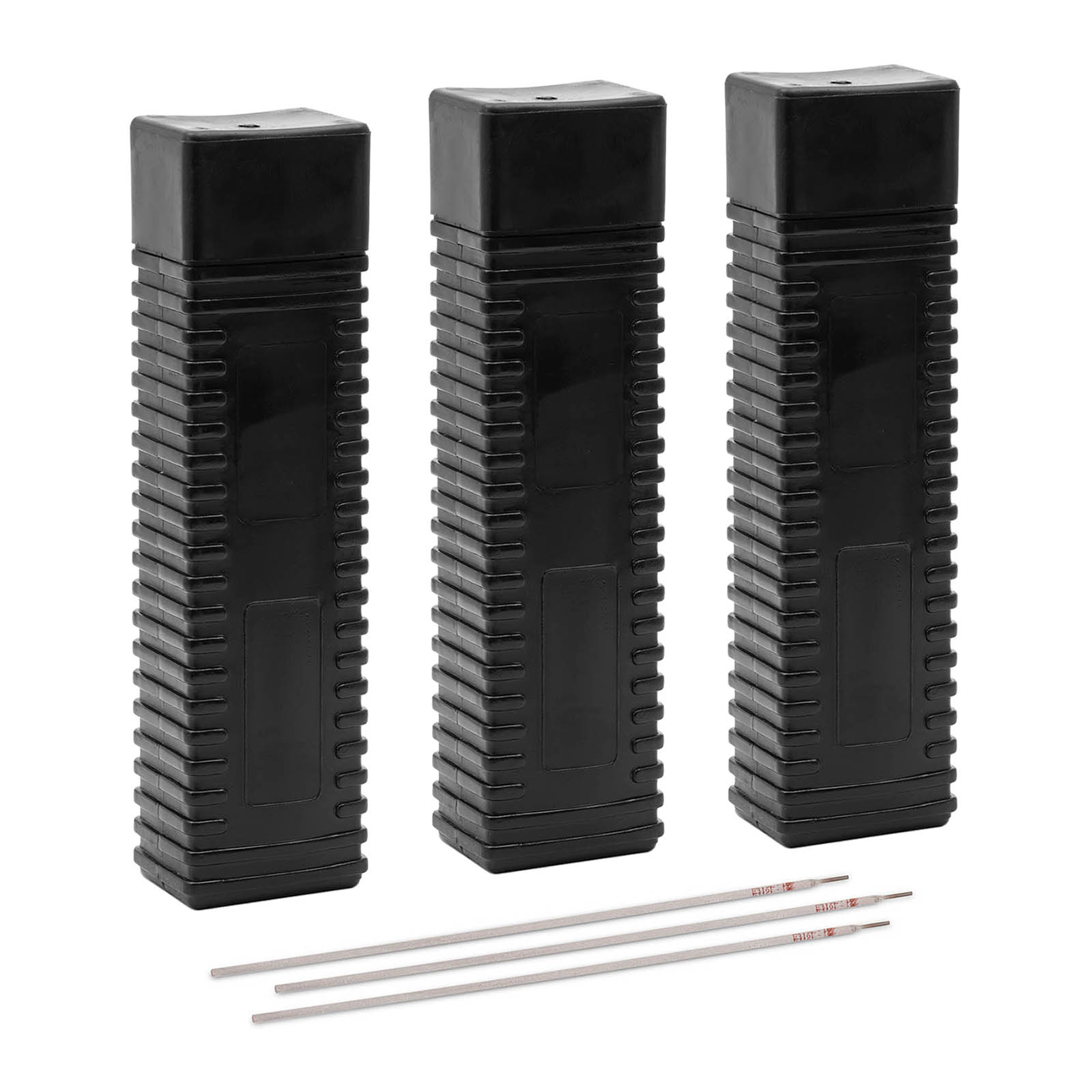 Set di 3 elettrodi per saldatura per acciai inossidabili - E316-L17 - Acido rutilico - 3.25 x 350 mm - 3 x 5 kg