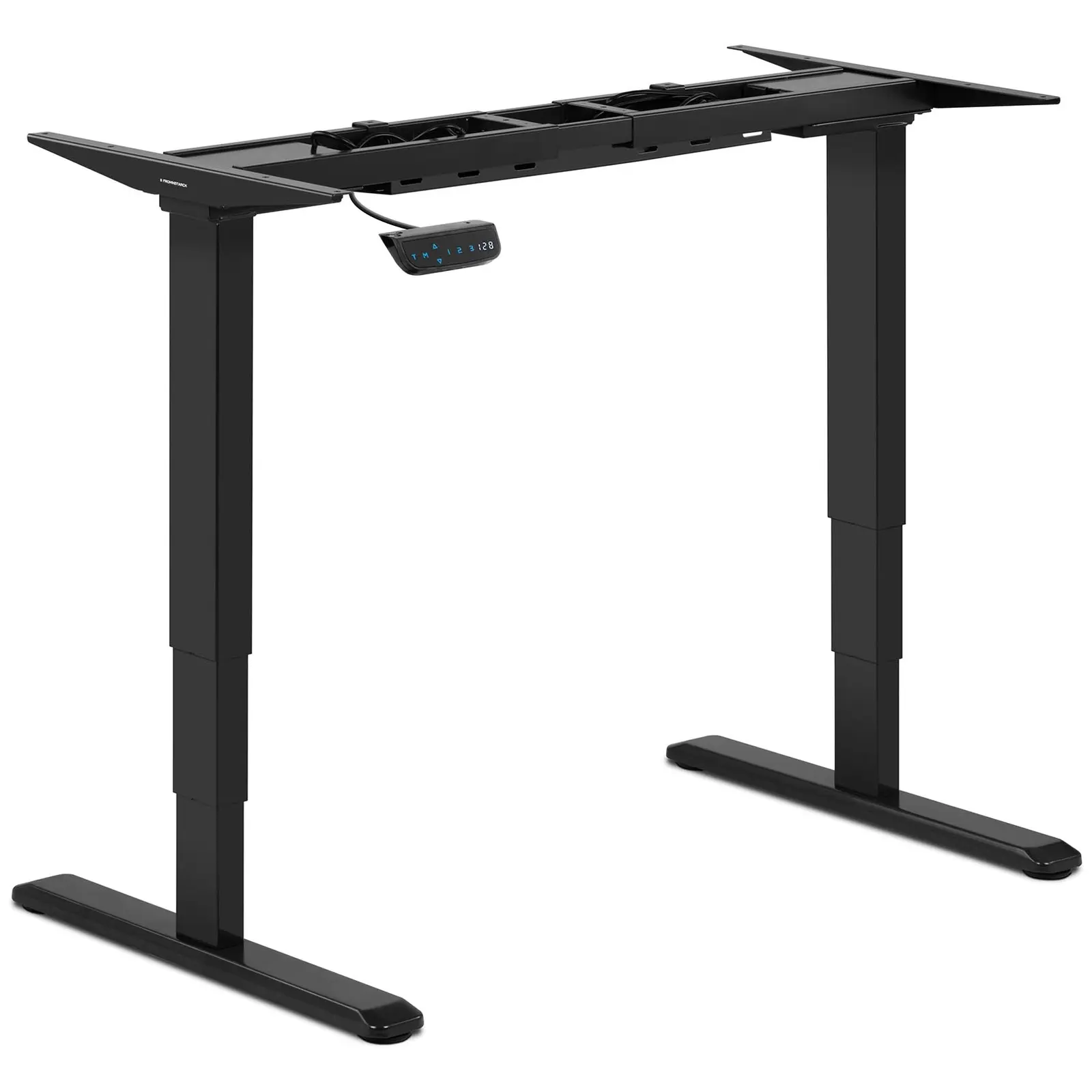 Supporto scrivania regolabile in altezza - 200 W- 125 kg - Nero