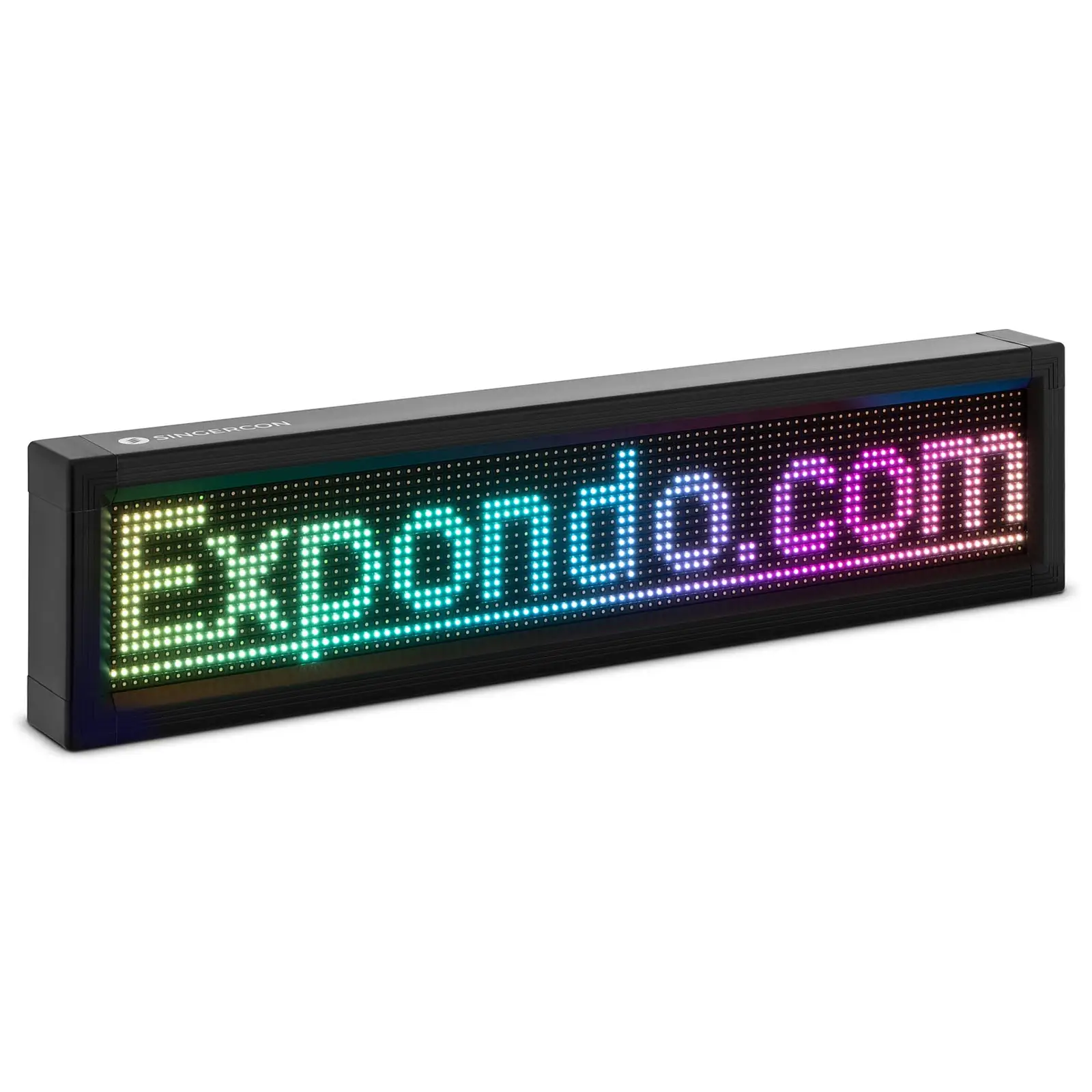 Scritta LED - 96 x 16 LED colorati - 67 x 19 cm - Programmabile tramite iOS / Android