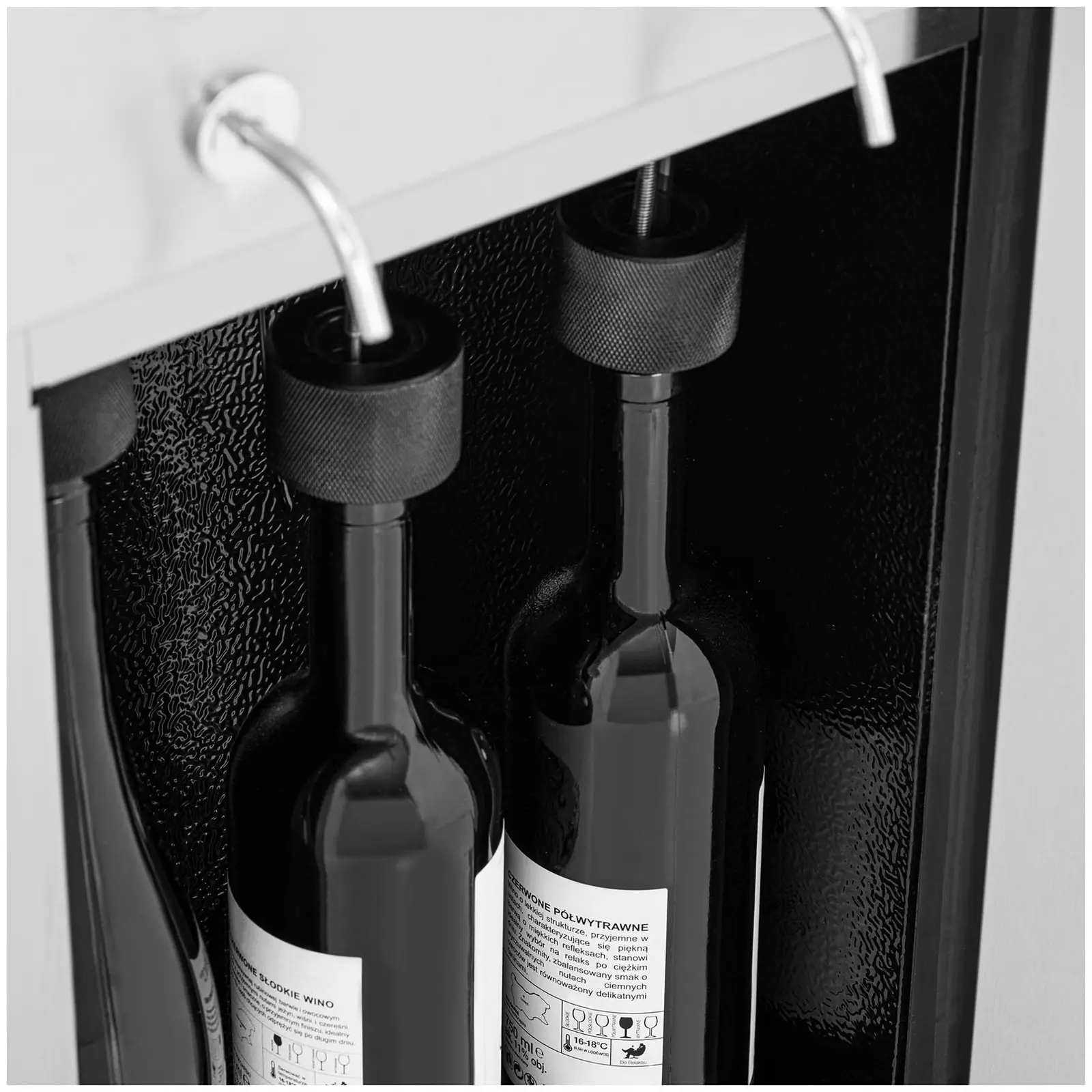 Seconda Mano Spillatore vino professionale refrigerato - 6 bottiglie - Acciaio inox