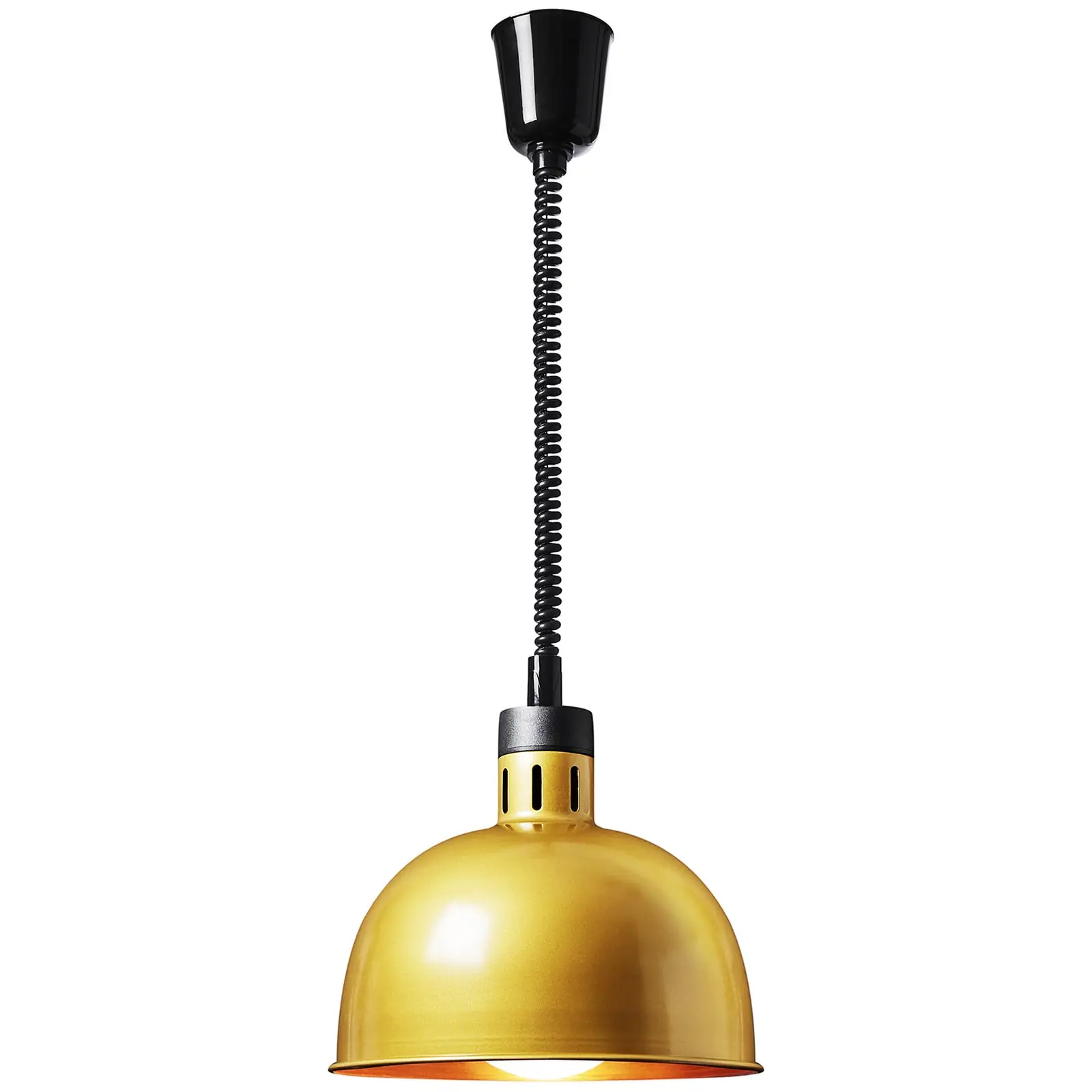 Lampada riscaldante - oro pallido - 29 x 29 x 29.5 cm  - acciaio - regolabile in altezza