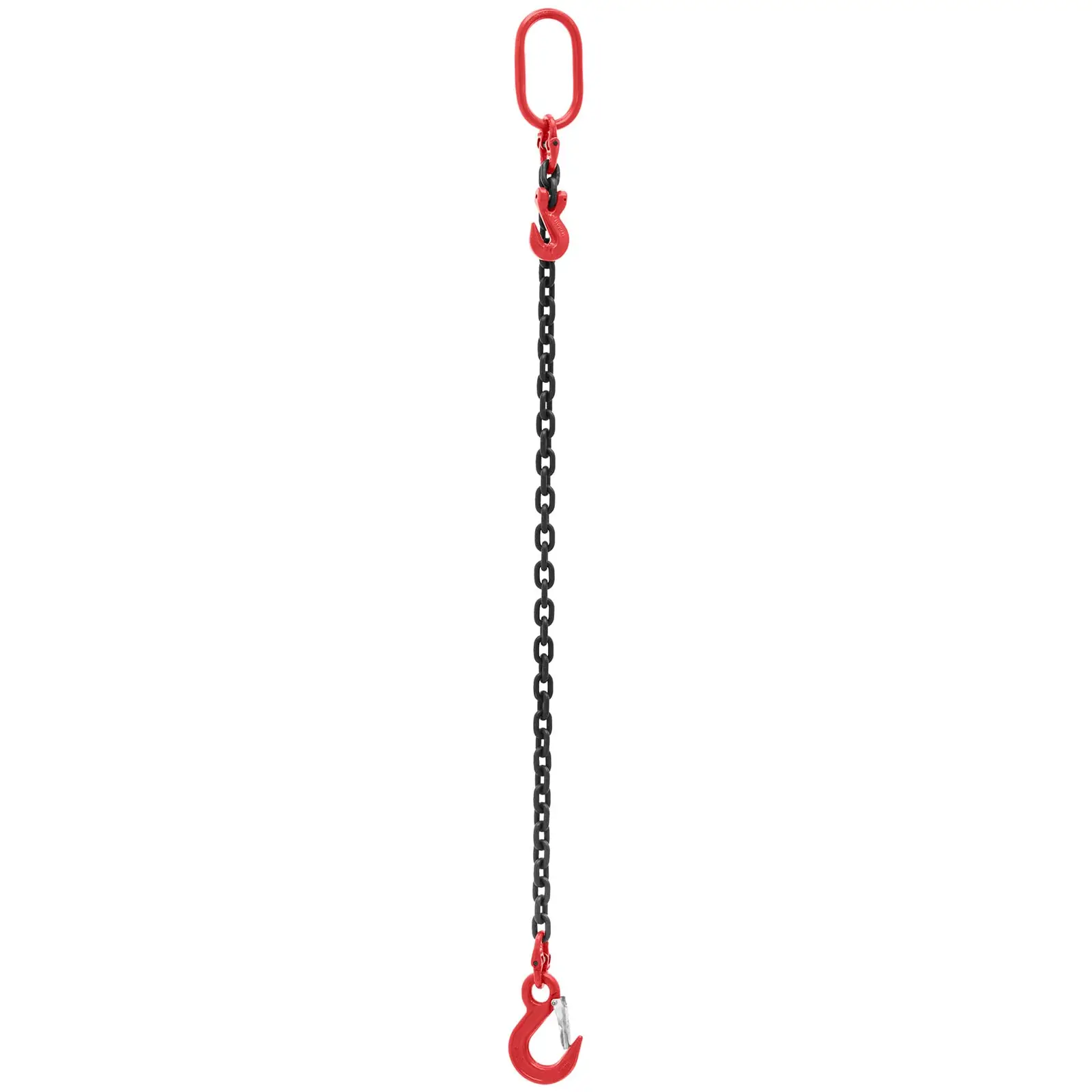 Imbracatura a catena - 2.000 kg - 1 m - Nera - Accorciabile
