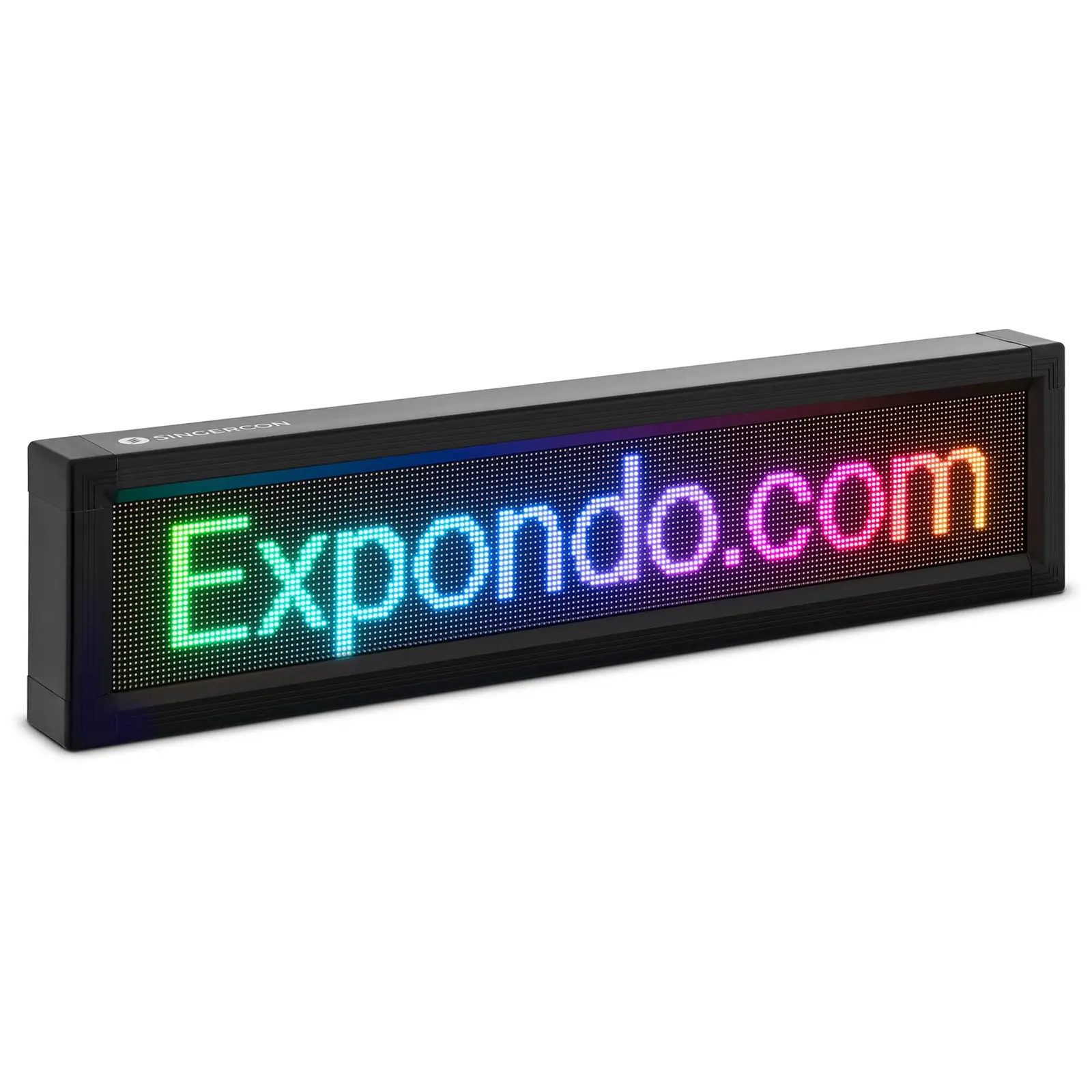 Scritta LED - 192 x 32 LED colorati - 67 x 19 cm - Programmabile tramite iOS / Android