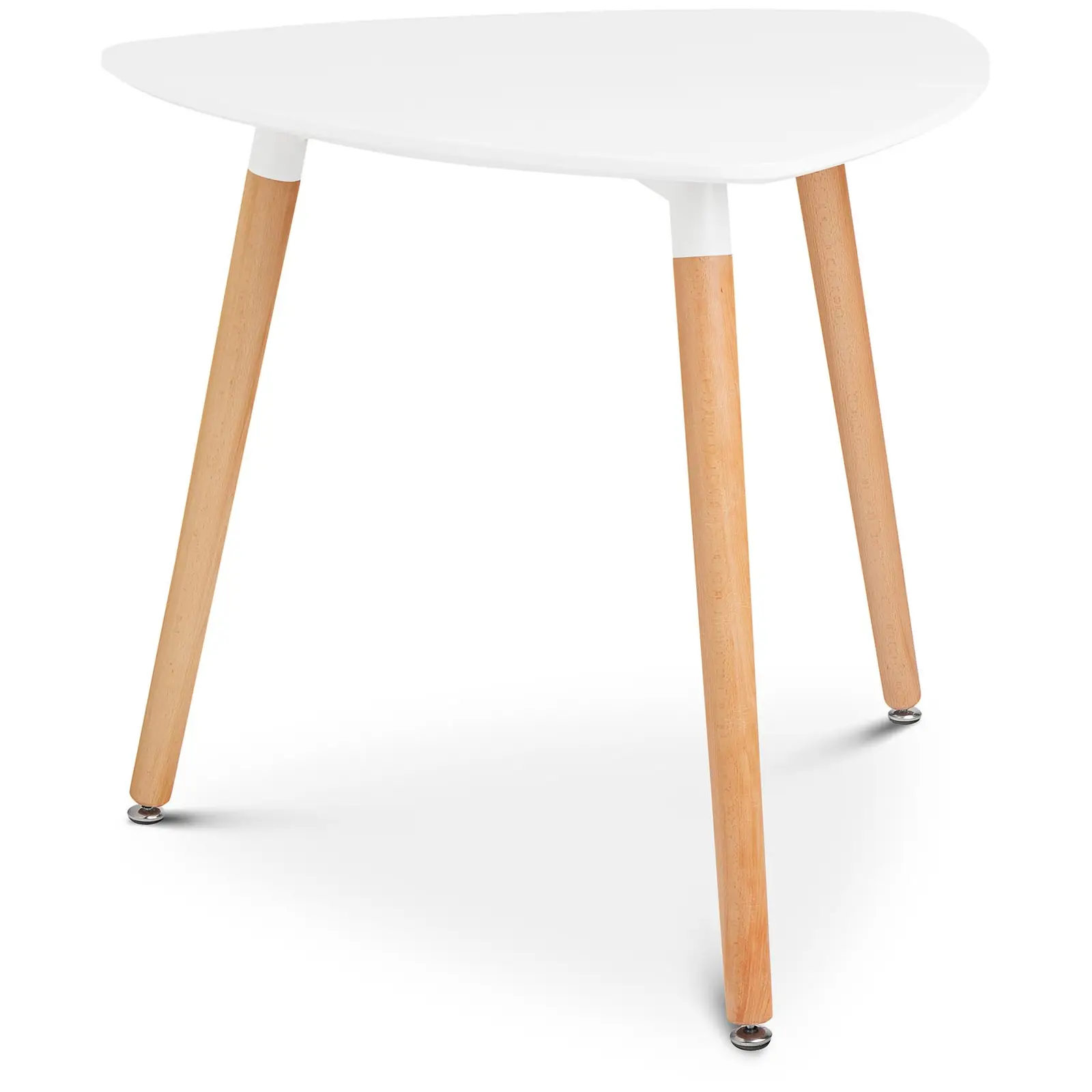Tavolo triangolare - Design moderno - 80 x 80 cm - Bianco