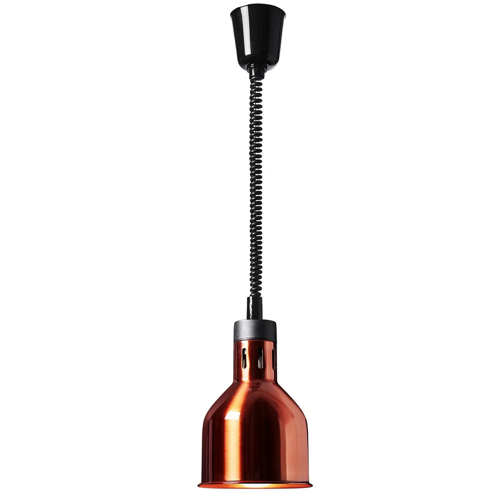 Lampada riscaldante - ottone - 17.5 x 17.5 x 25 cm  - acciaio - regolabile in altezza