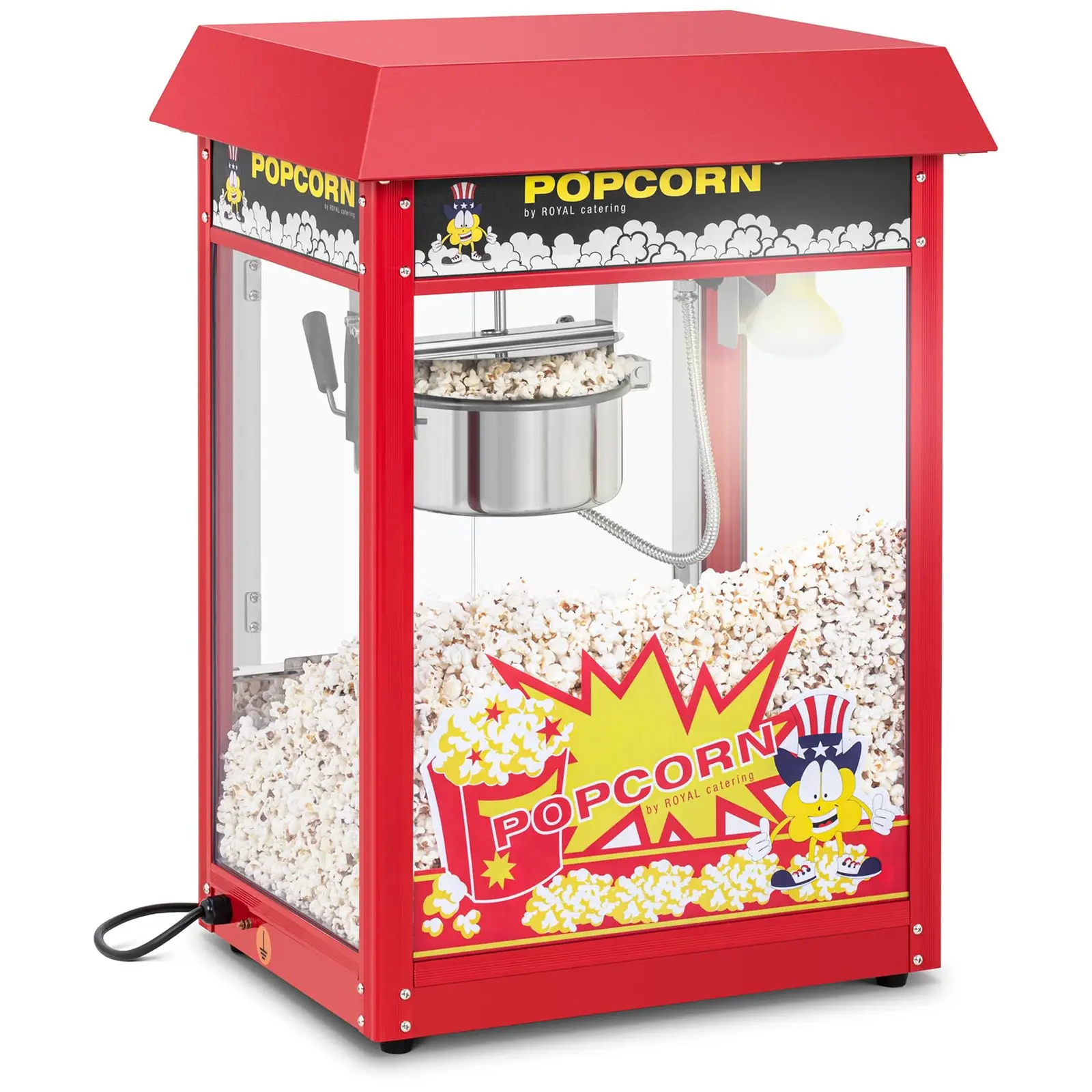 Appetitissime Sweet & Pop B1565166 colore rosso Macchina Popcorn 1200 W Carretto Vintage 