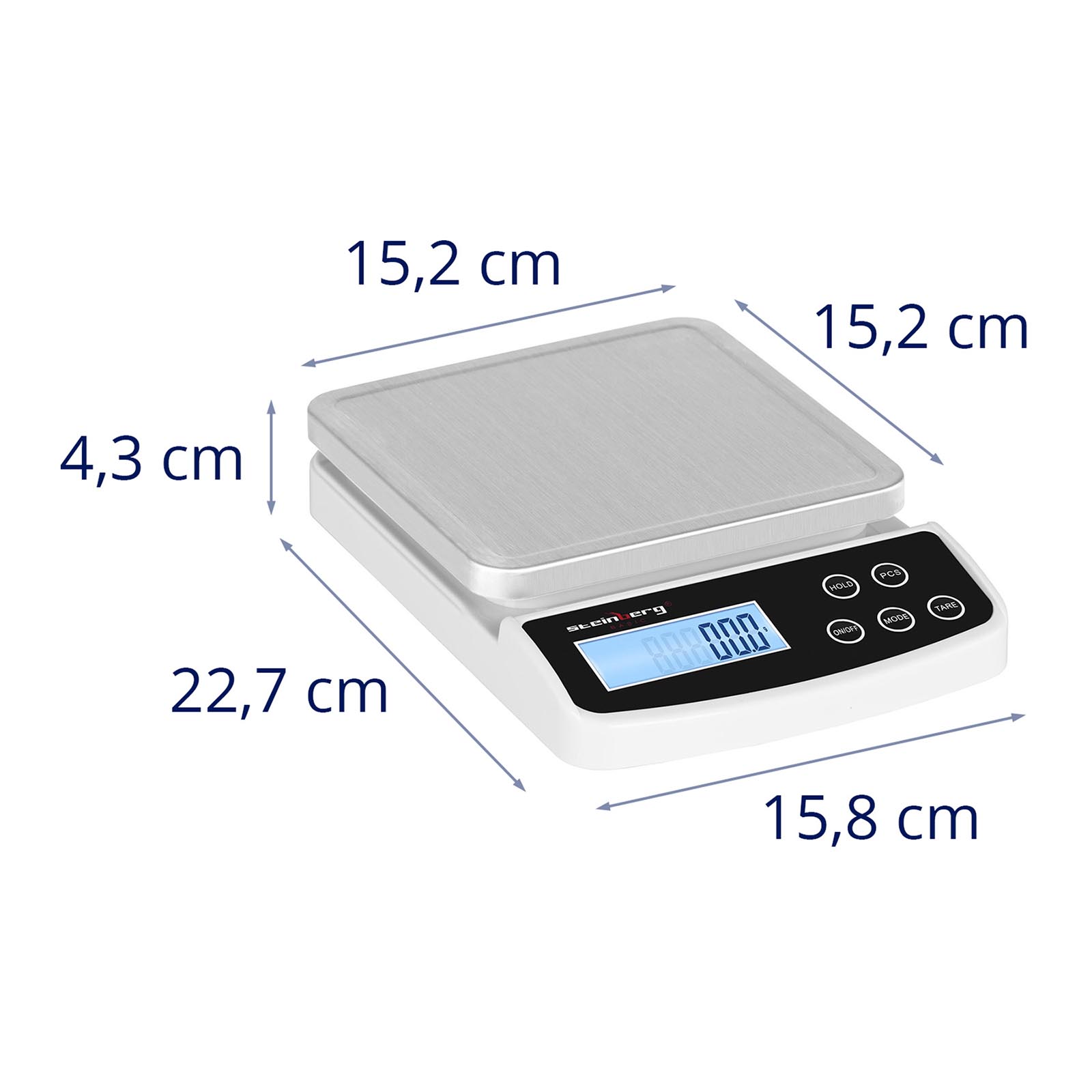 Bilancia pesalettere - 5 kg / 0,1g - Basic