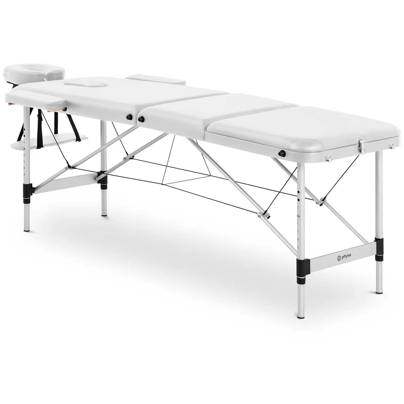 Lettino da massaggio portatile - 185 x 60 x 59 cm - 180 kg - White