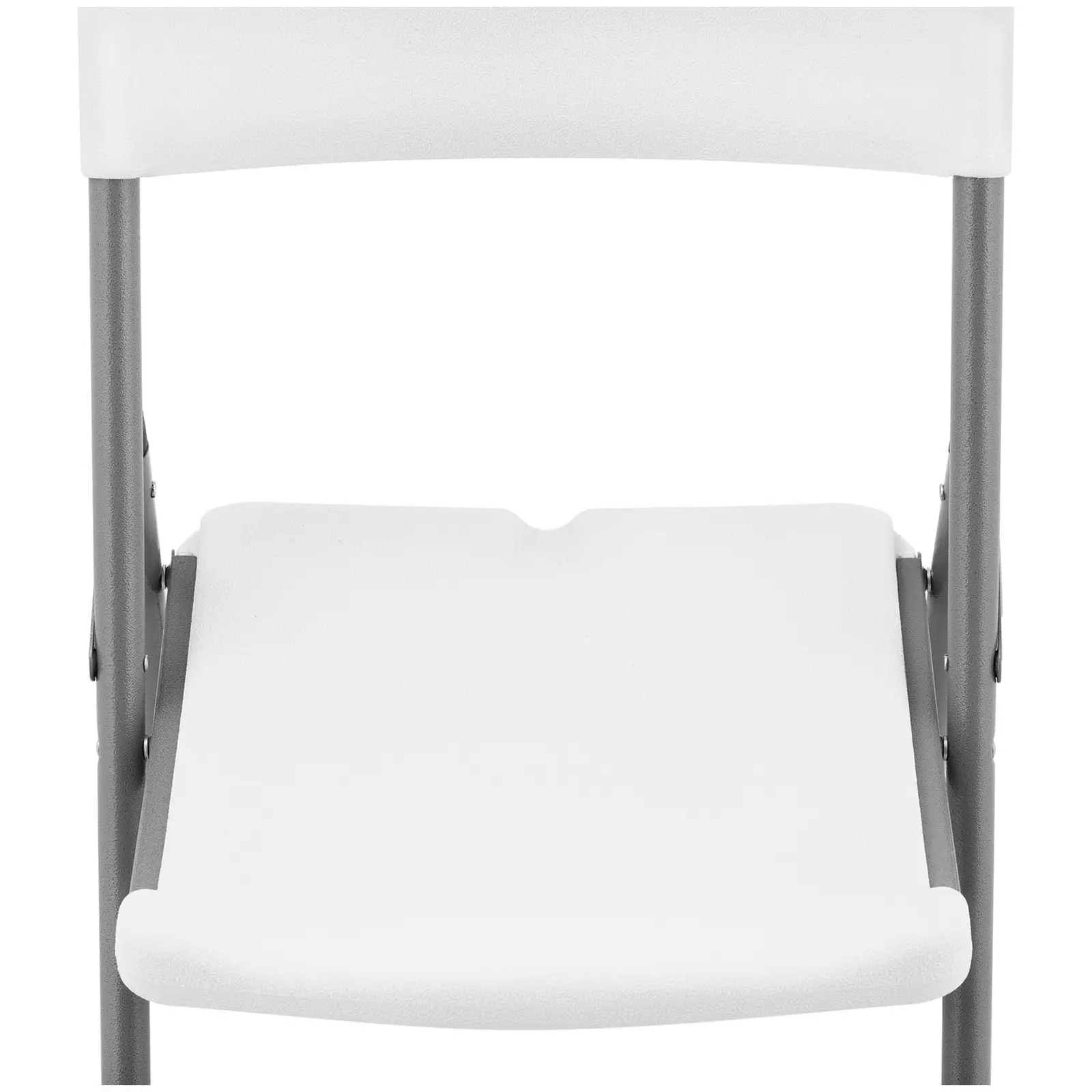 Sedie pieghevoli - Set da 4 - Royal Catering - 180 kg - Superficie di seduta: 40 x 38 cm - Bianco